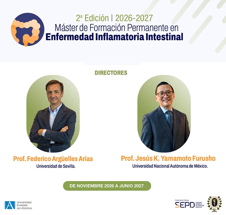 Máster de Formación Permanente en Enfermedad Inflamatoria Intestinal - 2a Edición 2026-2027